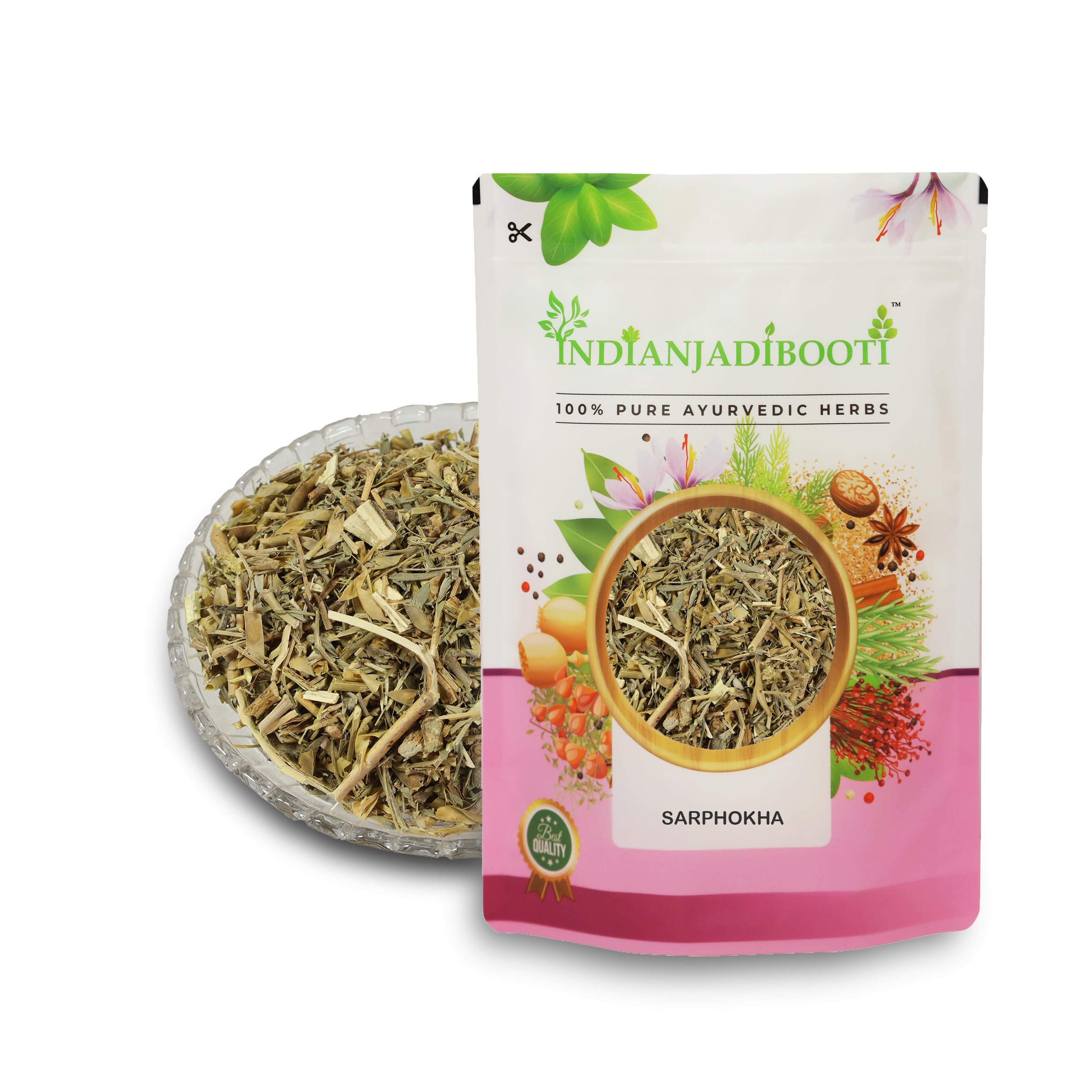 IndianJadiBooti Sarphokha Panchang - Sarphoka - Sarpoka - Sarponkha - Sarpokha - Surphoka - Tephrosia purpurea, 400 Grams