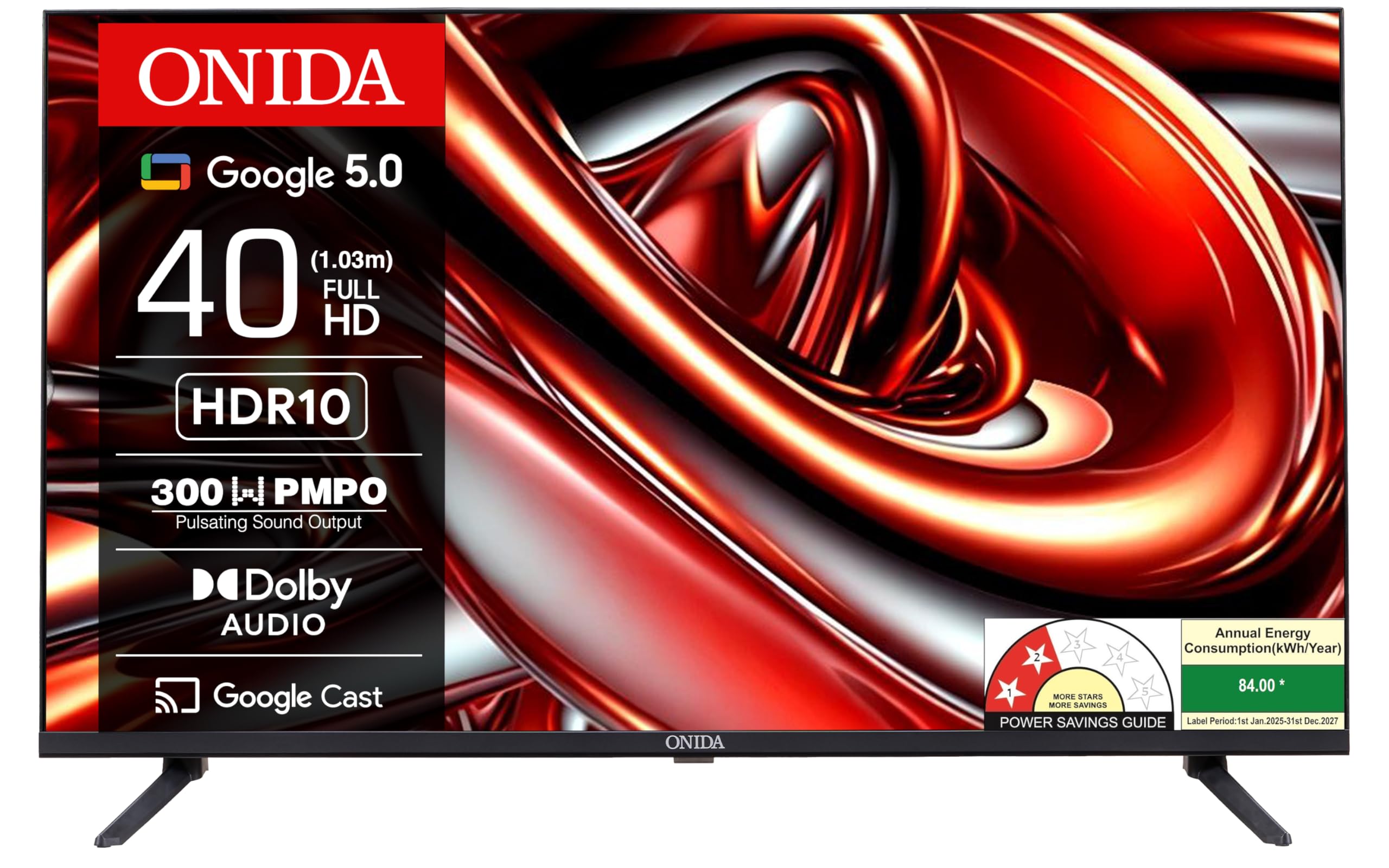 Onida 101 cms (40 inches) Nexg Series Full HD Smart Google TV 40FGI