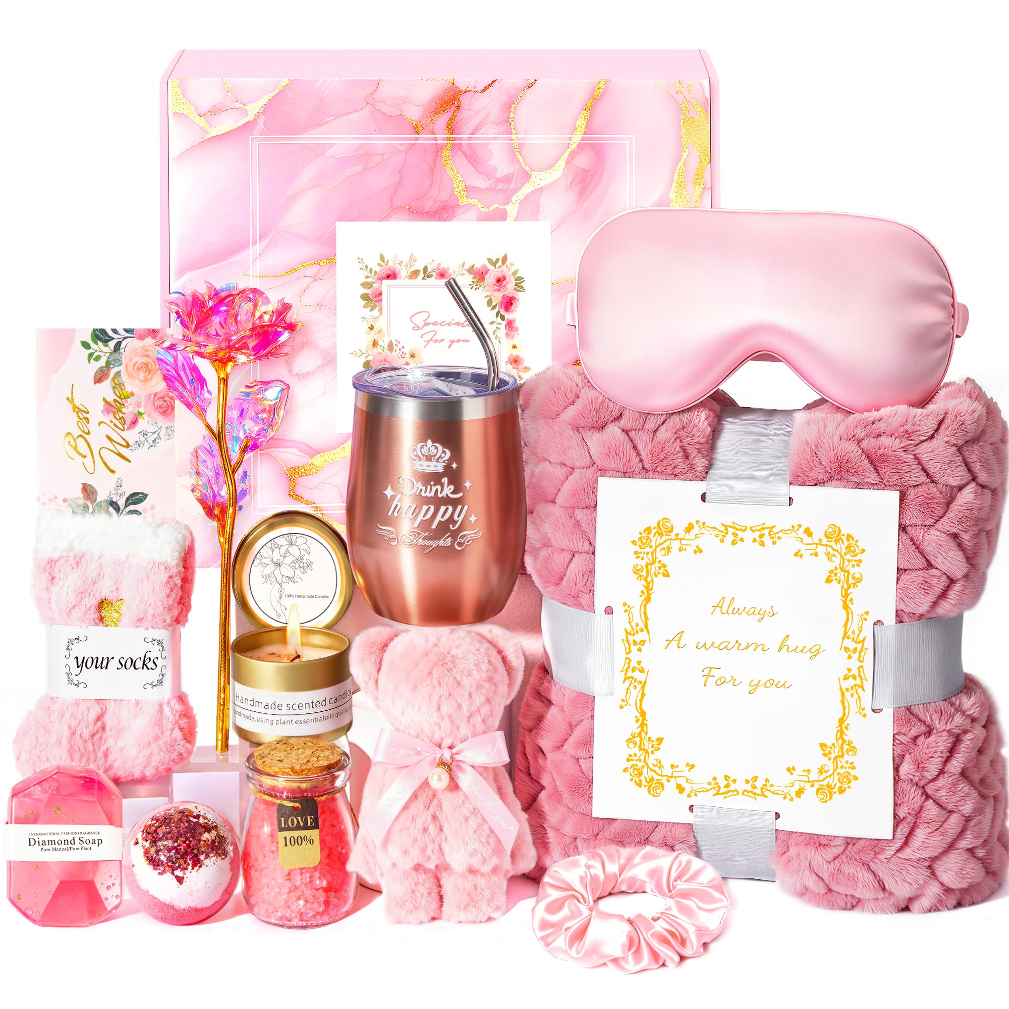 Amazon.com: Birthday Gifts Basket for Women Mom Her Sister Grandma