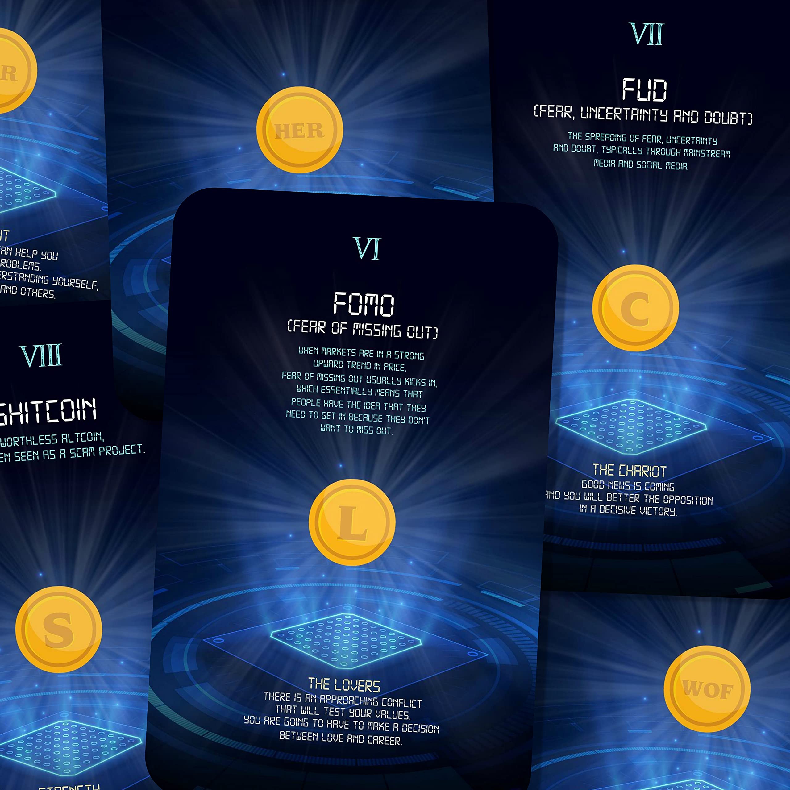 Amazon.com: Ibiza Tarot Crypto Tarot - Major Arcana - Crypto Terminology  Cards | Fortune Telling Tarot Cards Deck for Beginners | Authentic Tarot  Experience - Set of 22 Cards : Toys & Games