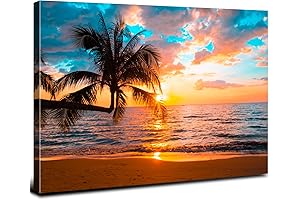 Tropical Palm Tree Wall Art: Bring the Beach Sunsets into Your Home