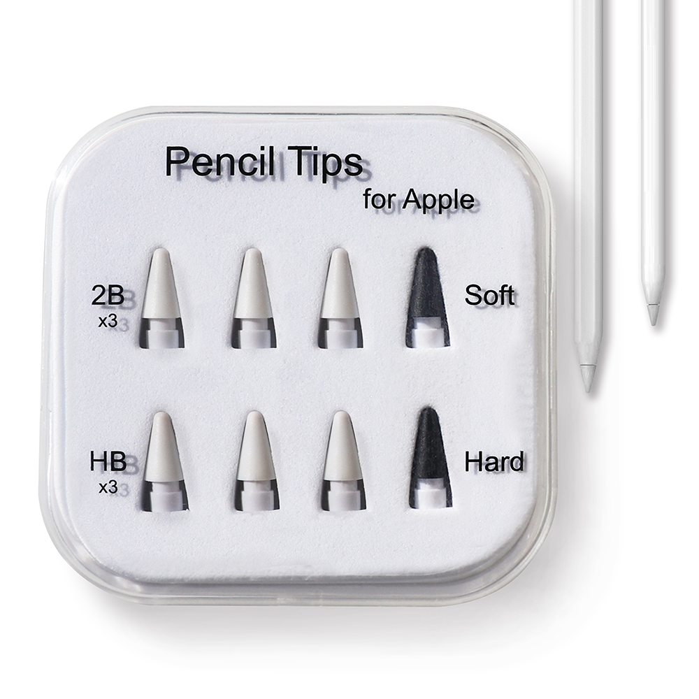 Pencil Tips Soft Wear-Resistant Damping Pen Tip for Apple