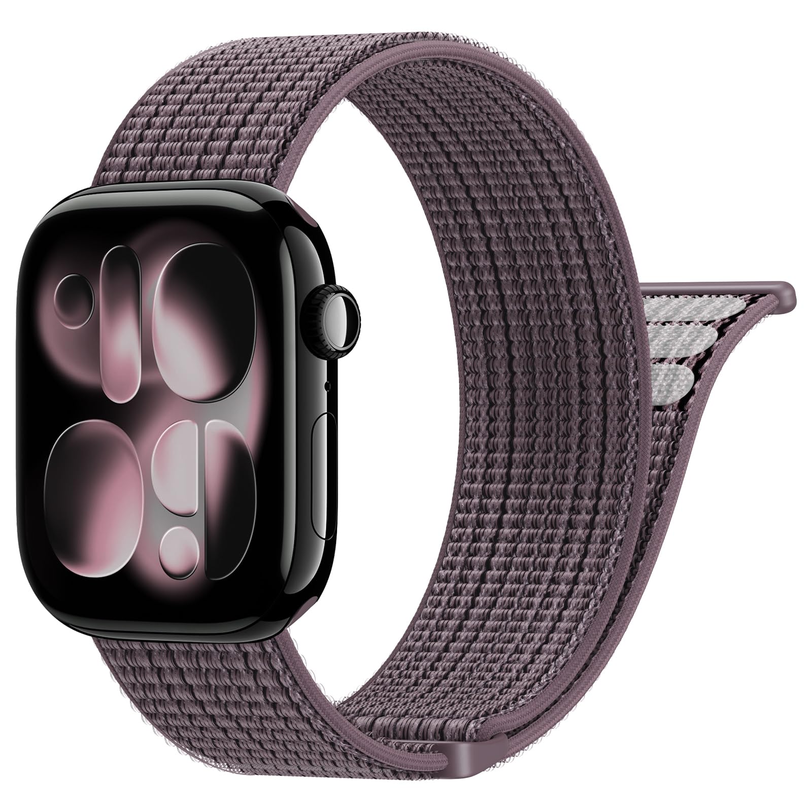 Yoohoo Nylon Armband Kompatibel mit Apple Watch Armband 40mm 41mm 42mm 38mm 46mm 44mm 45mm 49mm, Verstellbare Sport Armband für iWatch SE Ultra Ultra2 Series 10 9 8 7 6 5 4 3 2 1 Damen/Herren