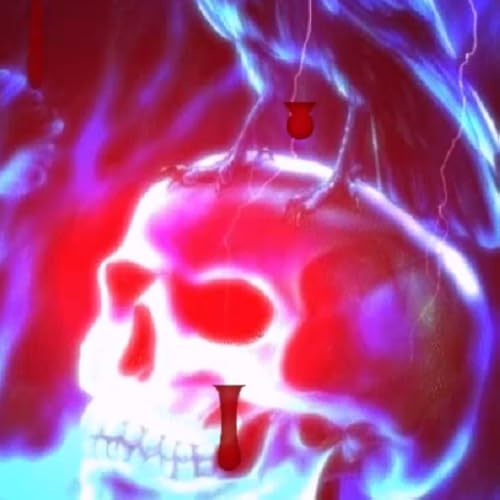 Blue Lightning Skull Live Wallpaper - Unleash Electrifying Energy on Your Screen