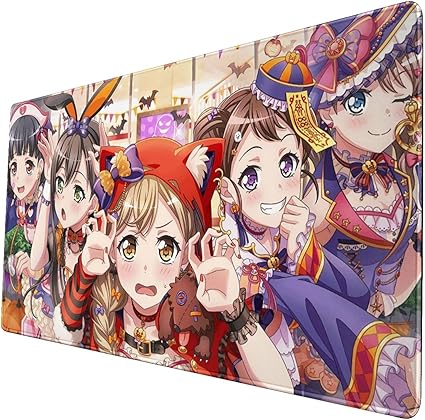 Amazon Co Jp Bang Dream バンドリ マウスパッド 大型ゲーミングマウスパッド キーボード マウス パッド 萌え グッズ デスクマット パソコン 耐久性が良い 滑り止 防水 可愛い アニメ プレゼント 40 75cm パソコン 周辺機器