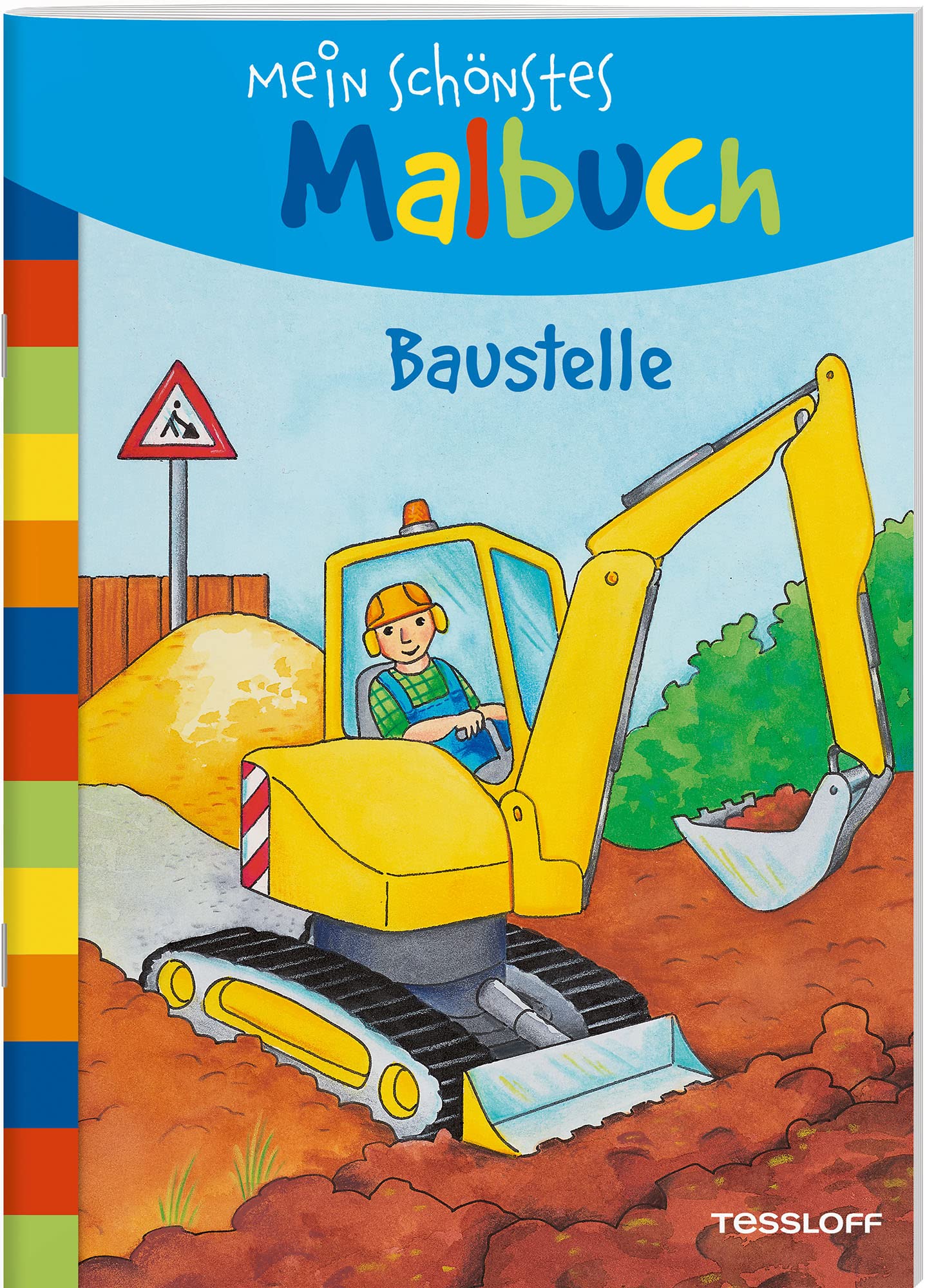 Mein schönstes Malbuch. Baustelle: Malen für Kinder ab 5 Jahren