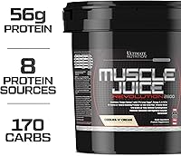 Vista 4 de Ultimate Nutrition Muscle Juice Revolution 2600 - Ganador de peso, salud intestinal, recuperación muscular con glutamina, caseína micelar