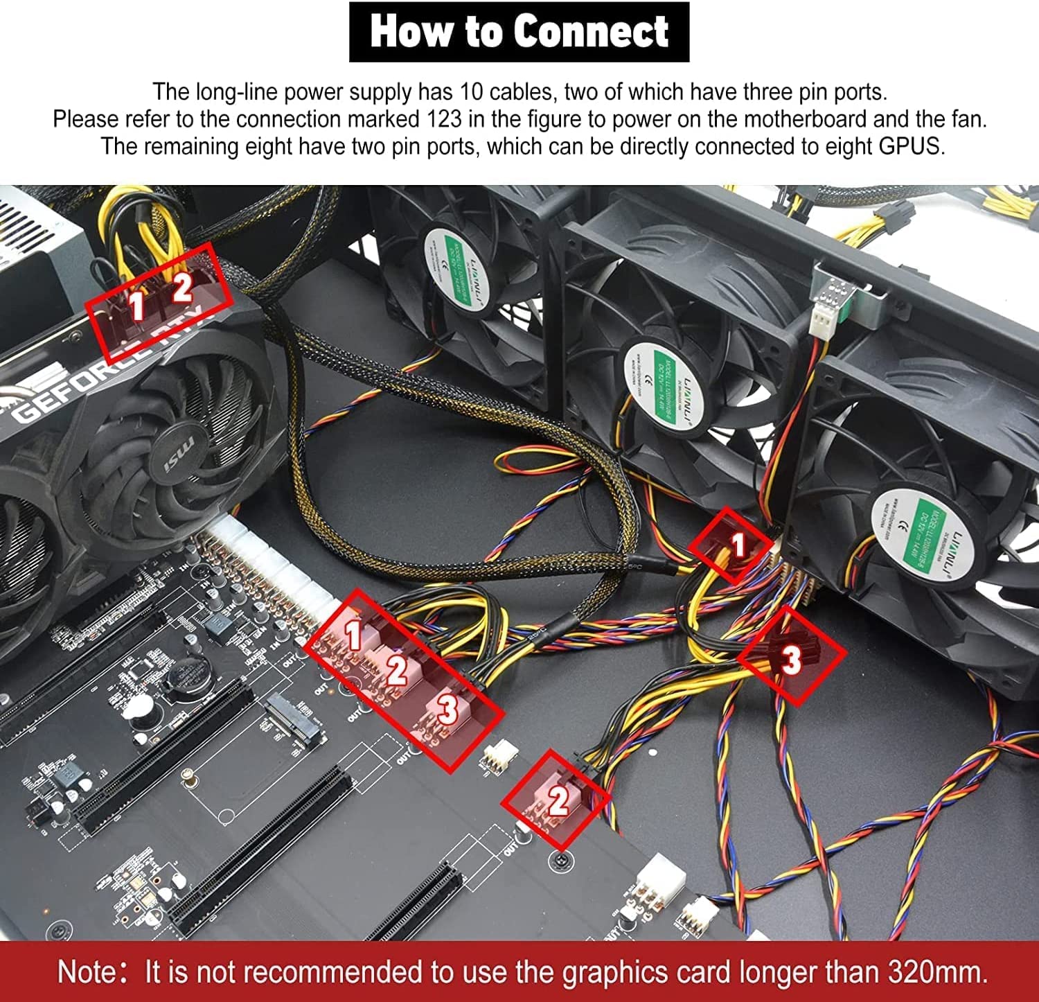 AXOTEN Mining Rig 8 GPUスロット 暗号イーサリアムマイナーフレーム ベアボーンマザーボード付き BTC/ETH/