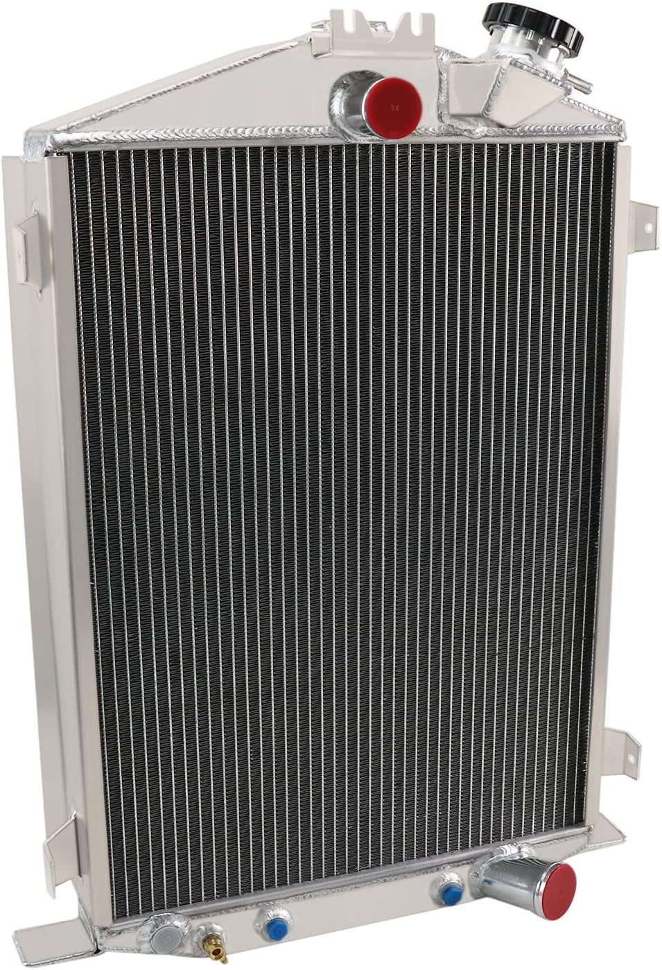 3 Row Core All Aluminum radiator Compatible With 1932 Ford Hi Boy Street Rod GM Chevy V8 SWAP