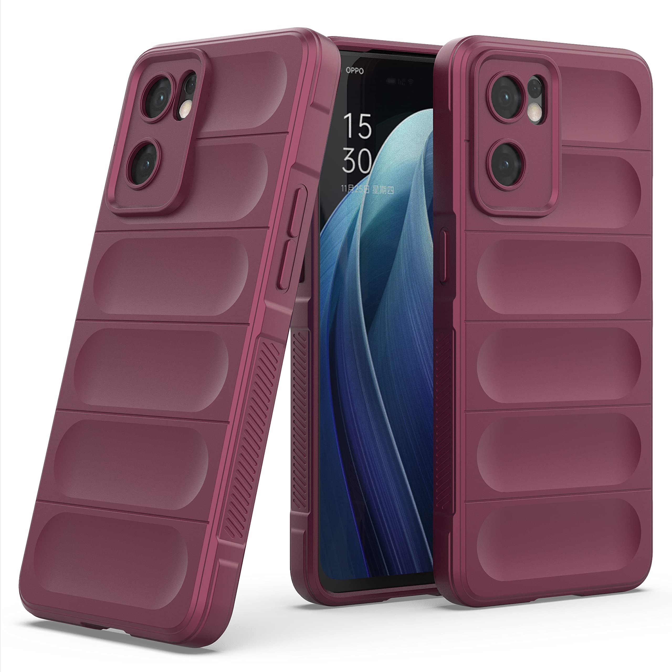 Amazon Brand - Solimo Back Case Cover for Oppo Reno7 5G | Compatible for Oppo Reno7 5G Back Case Cover | Liquid Silicon Magic Case for Oppo Reno7 5G with Camera Protection | Plum (B0BXWWB63P) Amazon Price History, Amazon Price Tracker