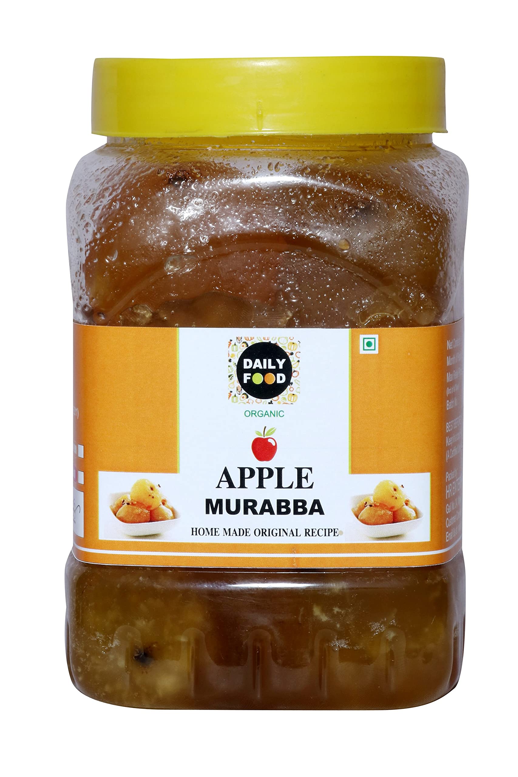 DAILY FOOD Apple Murabba, Organic Dry Indian Gooseberry Fruit Without Added Sugar or preservatives. (800 Gm)