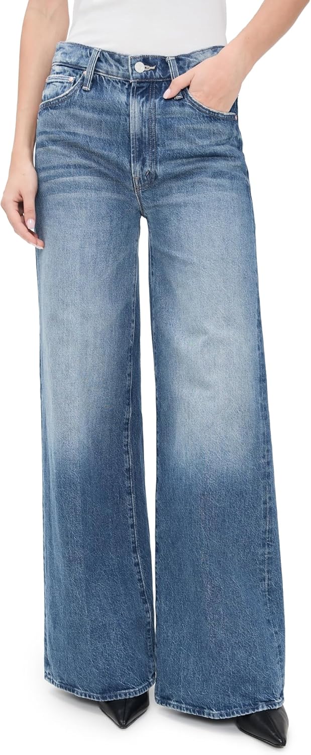 MOTHER Women's The Ditcher Roller Zip Sneak Jeans