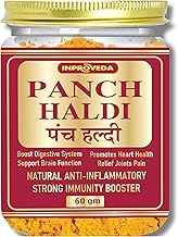Inproveda Panch Haldi Powder 60 Gm | No Preservatives, Colors or Flavors | Immunity, Anti-Oxidant, Anti-Inflammatory Turmeric Powder - 60