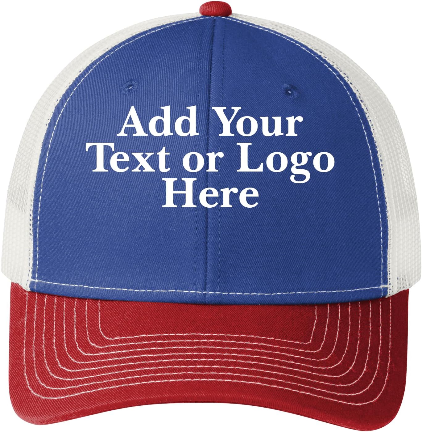 Custom Logo Embroidered Trucker Hats for Men Adjustable Snapback Mesh Cap Great for Outdoors Baseball Cap Black - Image 3