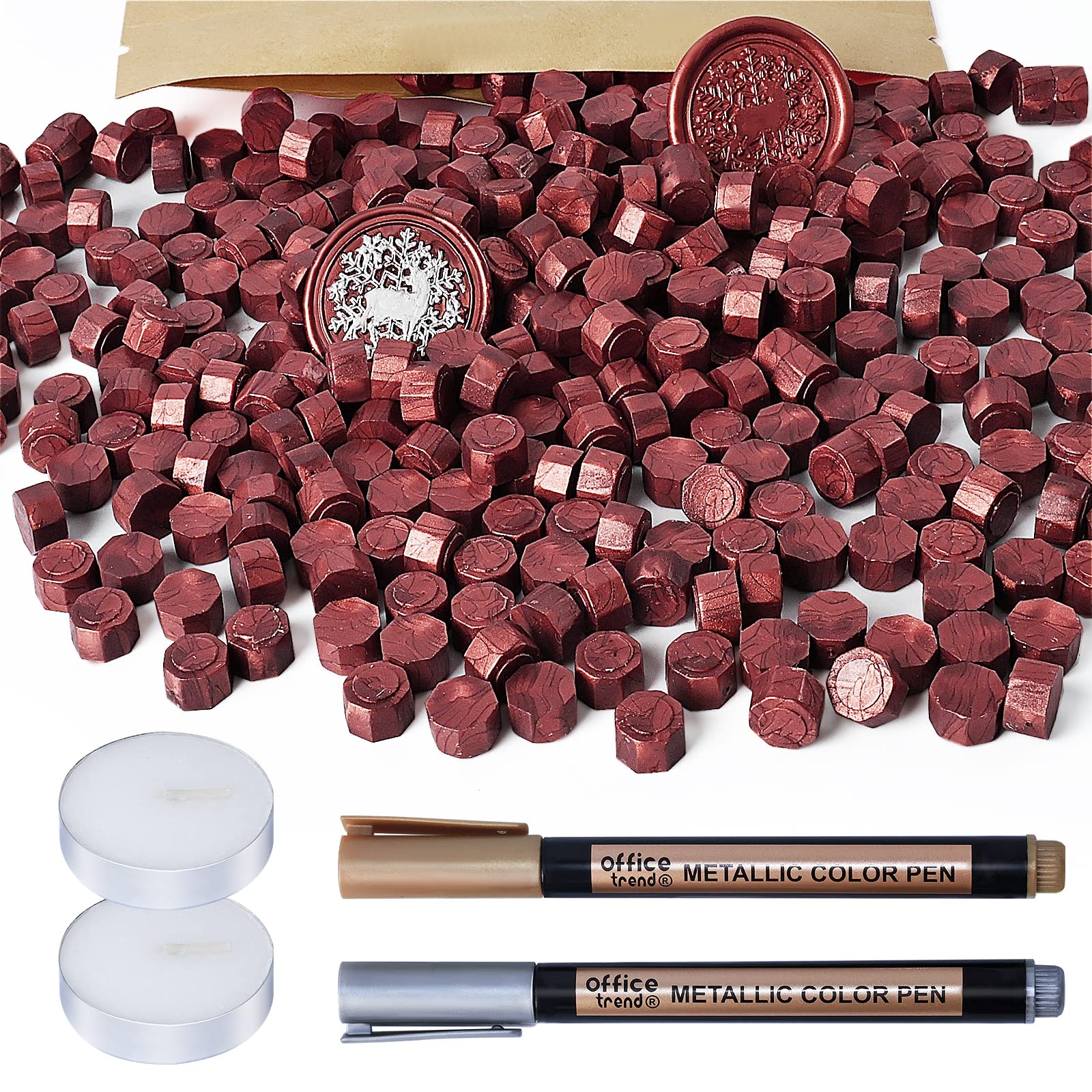 WEWINK PLUS 304PCS Wax Seal Beads Set