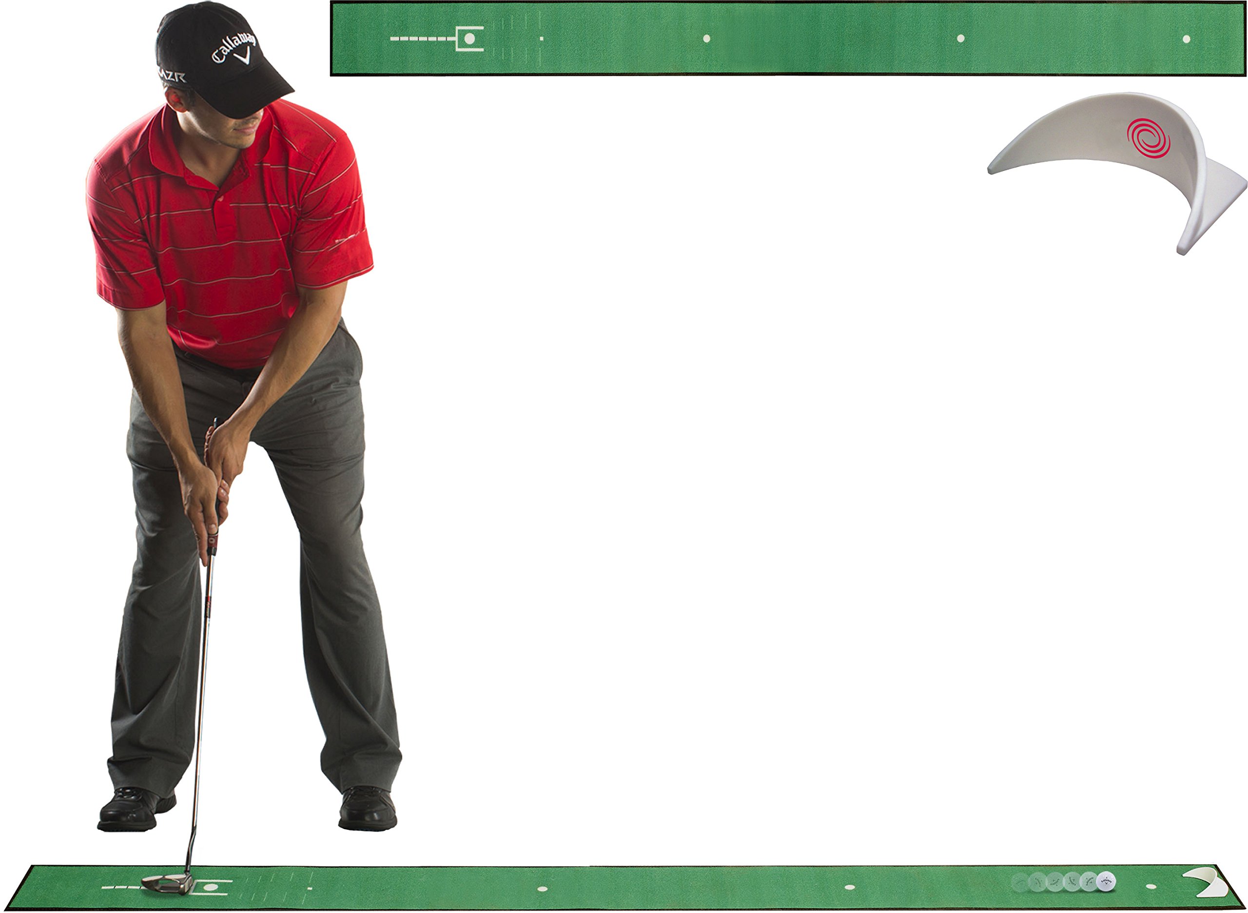 CallawayMini B Square Putting Putting Mat – Green