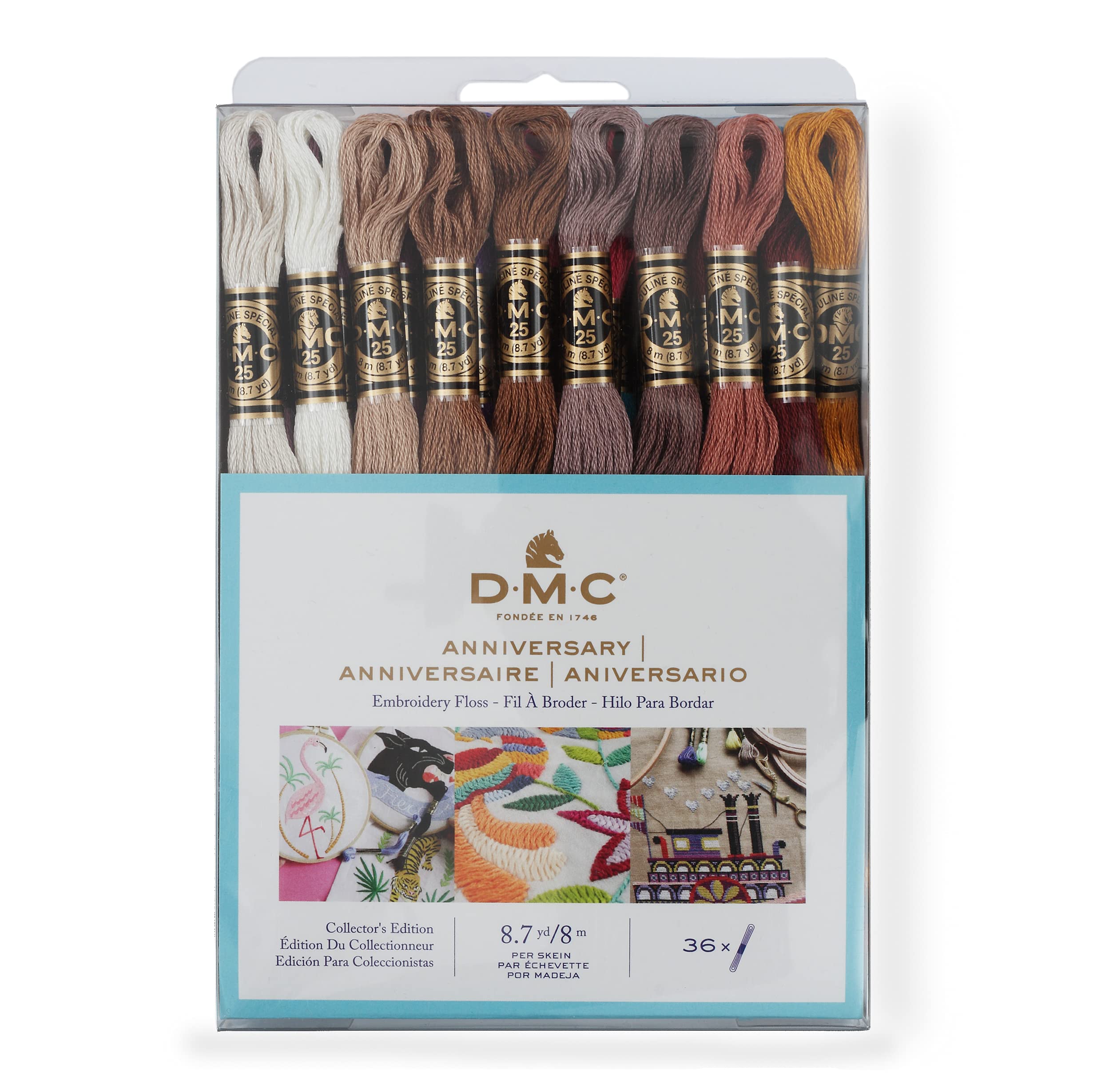 Anniversary Colors Assortment Floss Collection, 36 Skeins