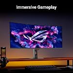 Moniteur de jeu ultralarge OLED HDR ASUS ROG Strix 34 po (XG34WCDG) - 3440x1440, 175Hz, 0,03ms, OLED Care Pro, Vrai 10 bits, Compatible G-SYNC, DisplayWidget, Flou de mouvement extrême, Garantie de 3 ans
