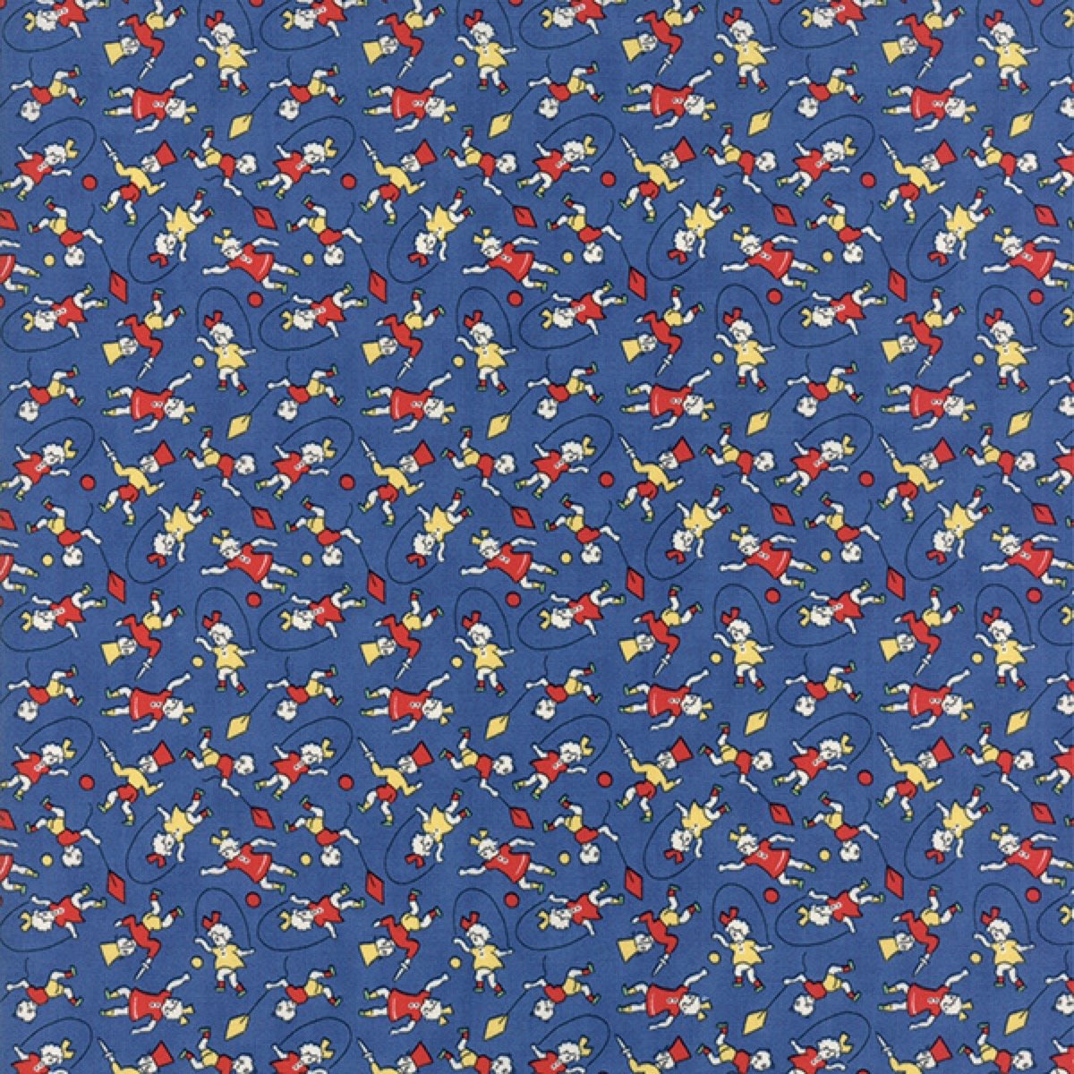 45" Wide 1930’s Playtime Children Chloe’s Closet 100% Cotton Sea, by The Yard