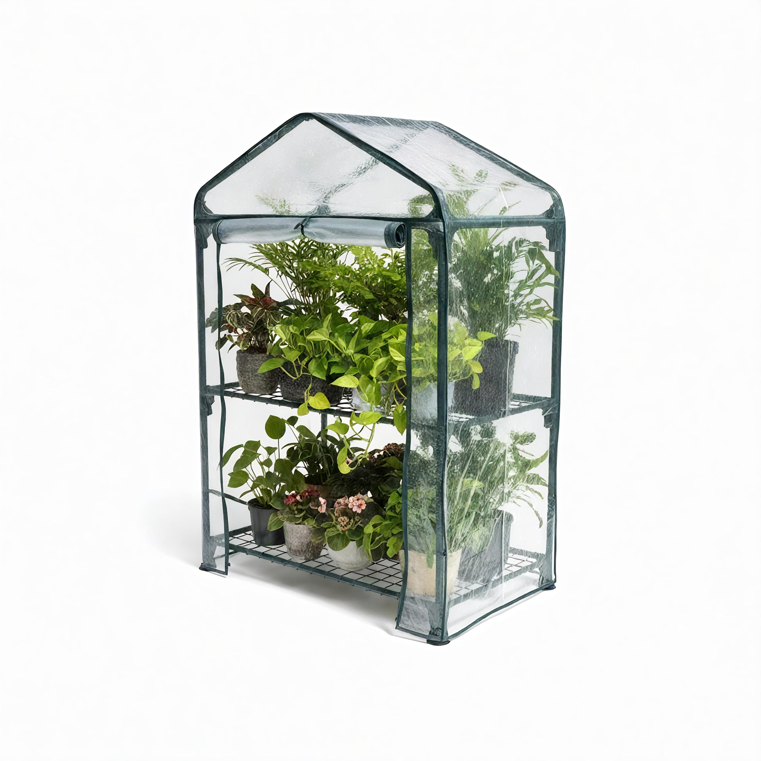 INVERNADERO 2 BANDEJAS PVC (68X49X90CM)