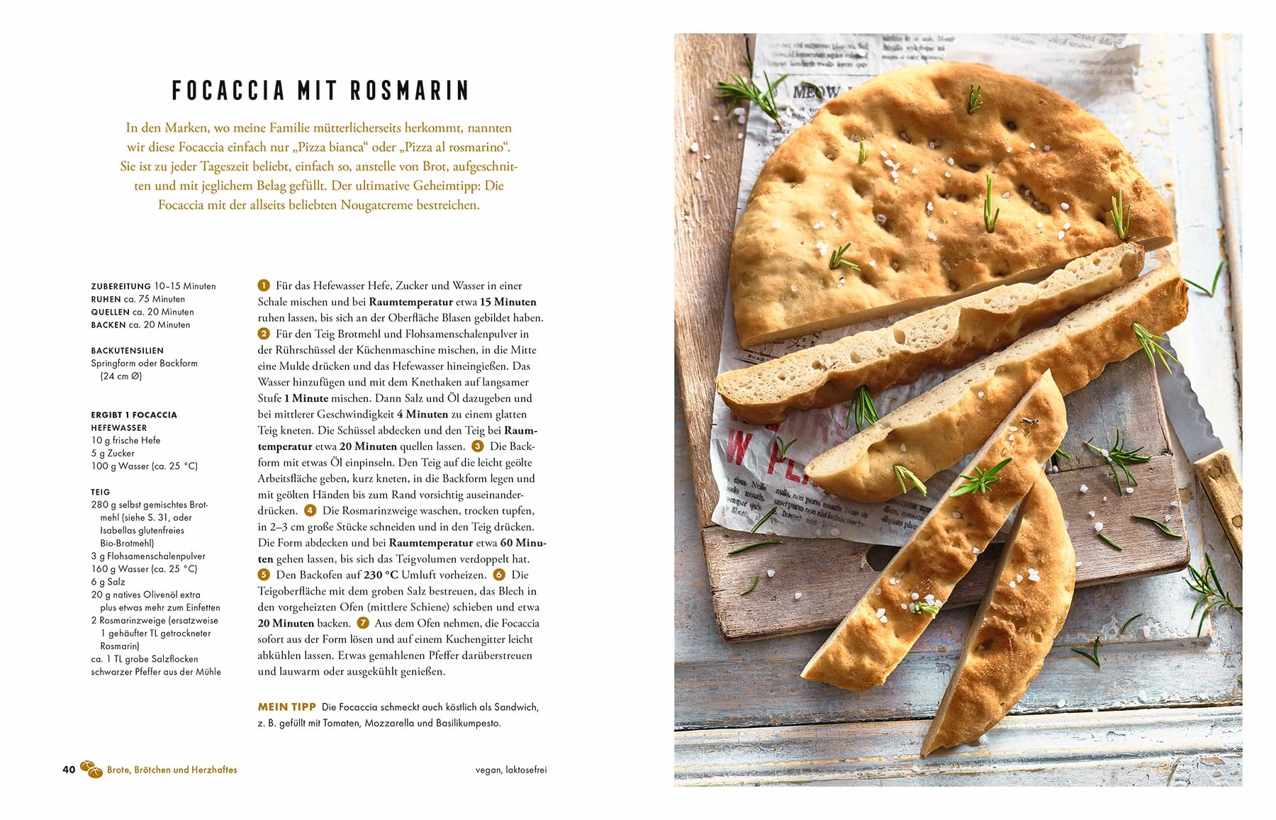 Glutenfrei backen mit Isabella – Brot, Brötchen, Törtchen und vieles mehr – Köstliche Backrezepte für Lebensfreude statt Verzicht – glutenfreie Rezepte ohne Kompromisse, auch vegan & laktosefrei