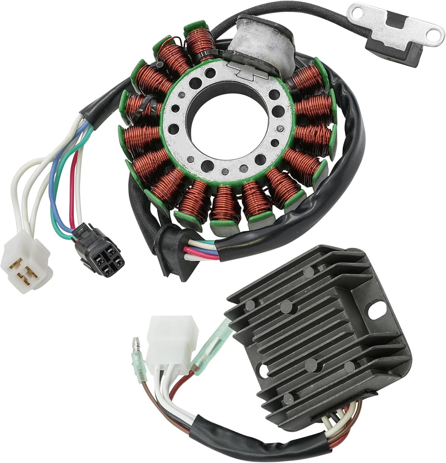 Caltric Stator & Regulator Rectifier Compatible with Yamaha Timberwolf 250 Yfb250F Yfb-250F 4Wd 1994