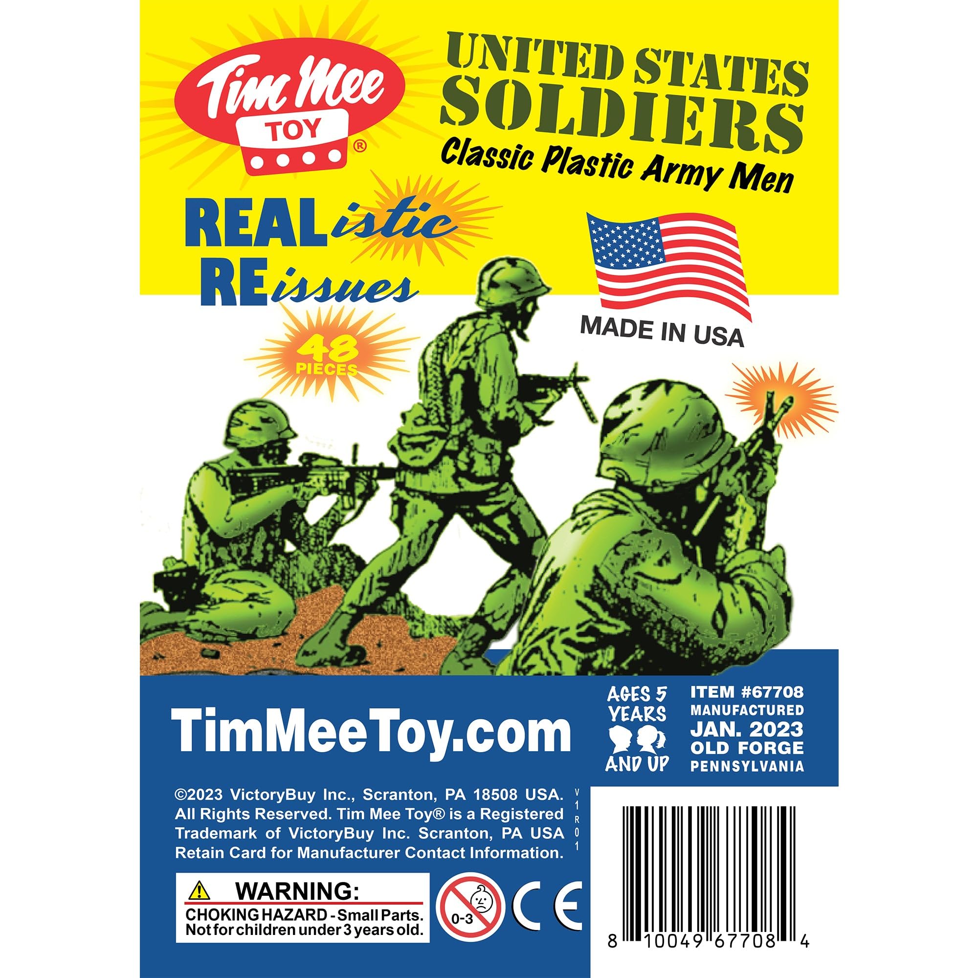 Amazon.com: TimMee Plastic Army Men - Lime Green 48pc Toy Soldier