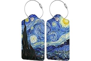 Van Gogh Luggage Tags That Ensure Privacy In Travel