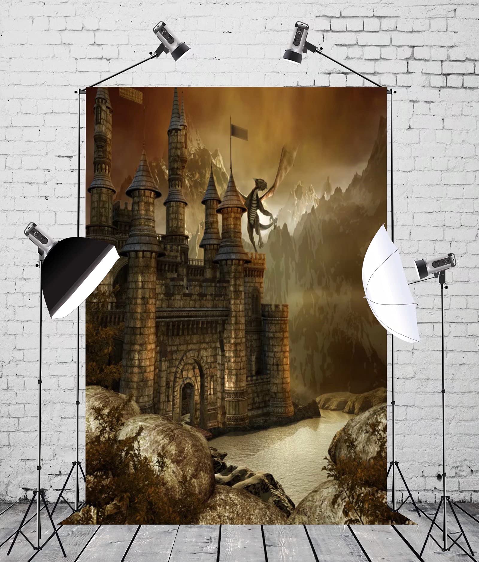 Fantasy Backdrops Simple Buy CORFOTO Fabric 6x8ft Fantasy Backdrop Theme Photography Medieval ...
