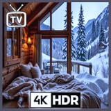 雨の音が聞こえる居心地の良いキャビン - 睡眠のための雨の窓スクリーンセーバー