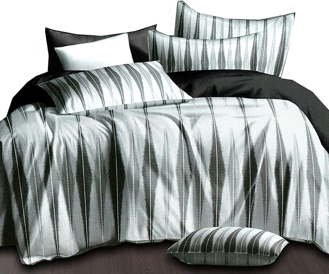 Essina Super King Quilt Cover, 3pc Microfiber Super King Doona Cover