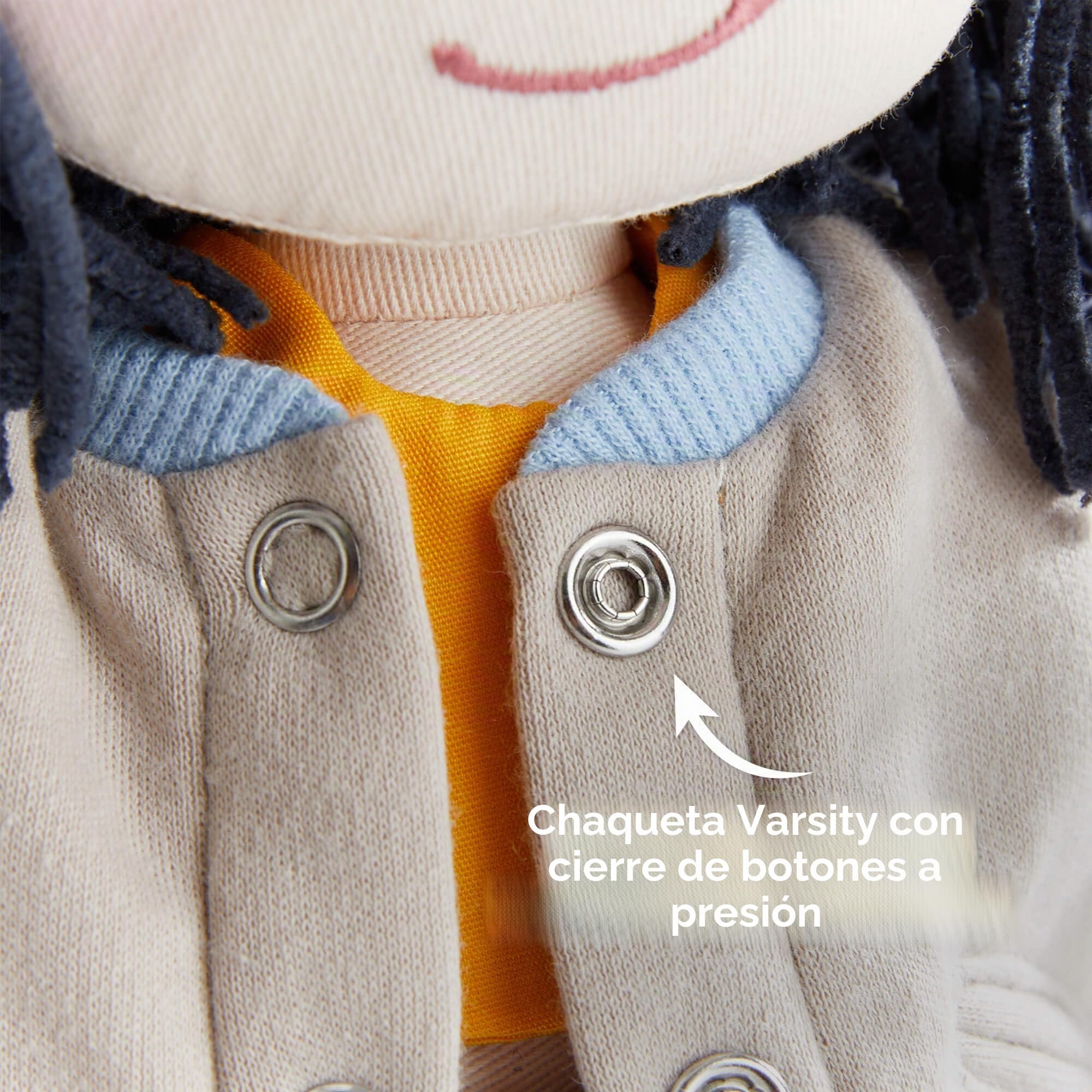 HABA Yuki – Muñeca de Tela Fresca de 30 cm para niños pequeños, fácil de Poner y Quitar, fácil de Limpiar y Lavable, a Partir de 18 Meses, 2011829001