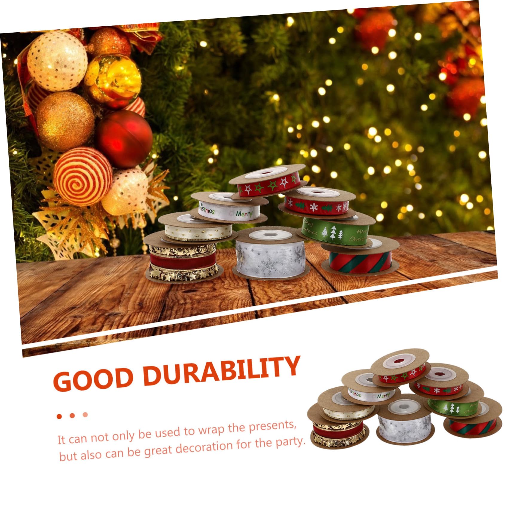 Tofficu 16stücke Teiliges Weihnachtsband Bunte Geschenkverpackung Für Weihnachtsdekoration Und Partyverzierungen Aus Strapazierfähigem Für Und Bastelprojekte