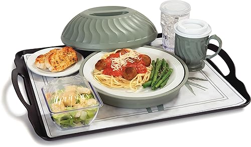 Miniatura 10 de Carlisle FoodService Products RST152003 Bandeja de servicio de habitación con asas, 15 x 20 pulgadas, color negro