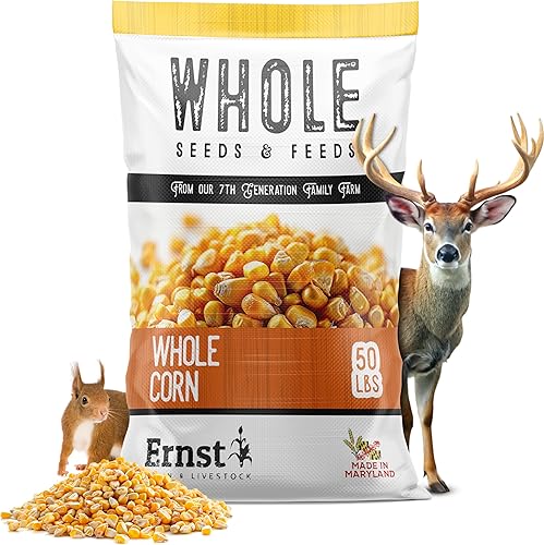 Ernst Grain - Alimento perfecto para ciervos, ardillas, pollos, patos, conejos, gansos y mucho más (50 libras)