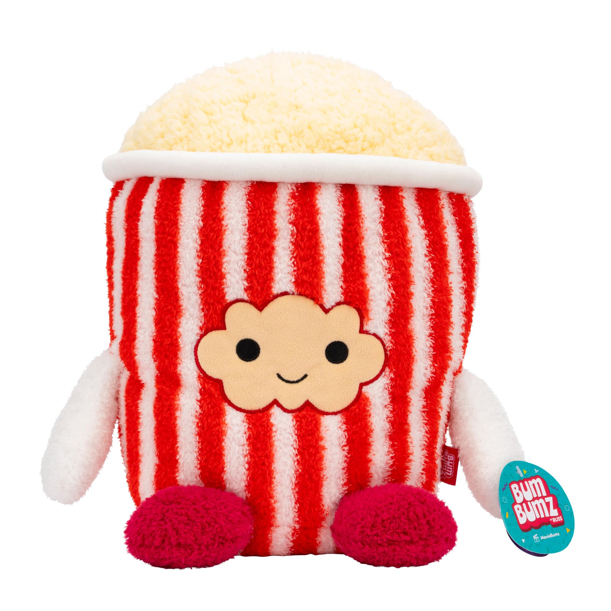 BumBumz 12-inch Plush - Popcorn Priscilla Collectible Stuffed Toy - MovieBumz Series - From the Makers of Original Squishmallows