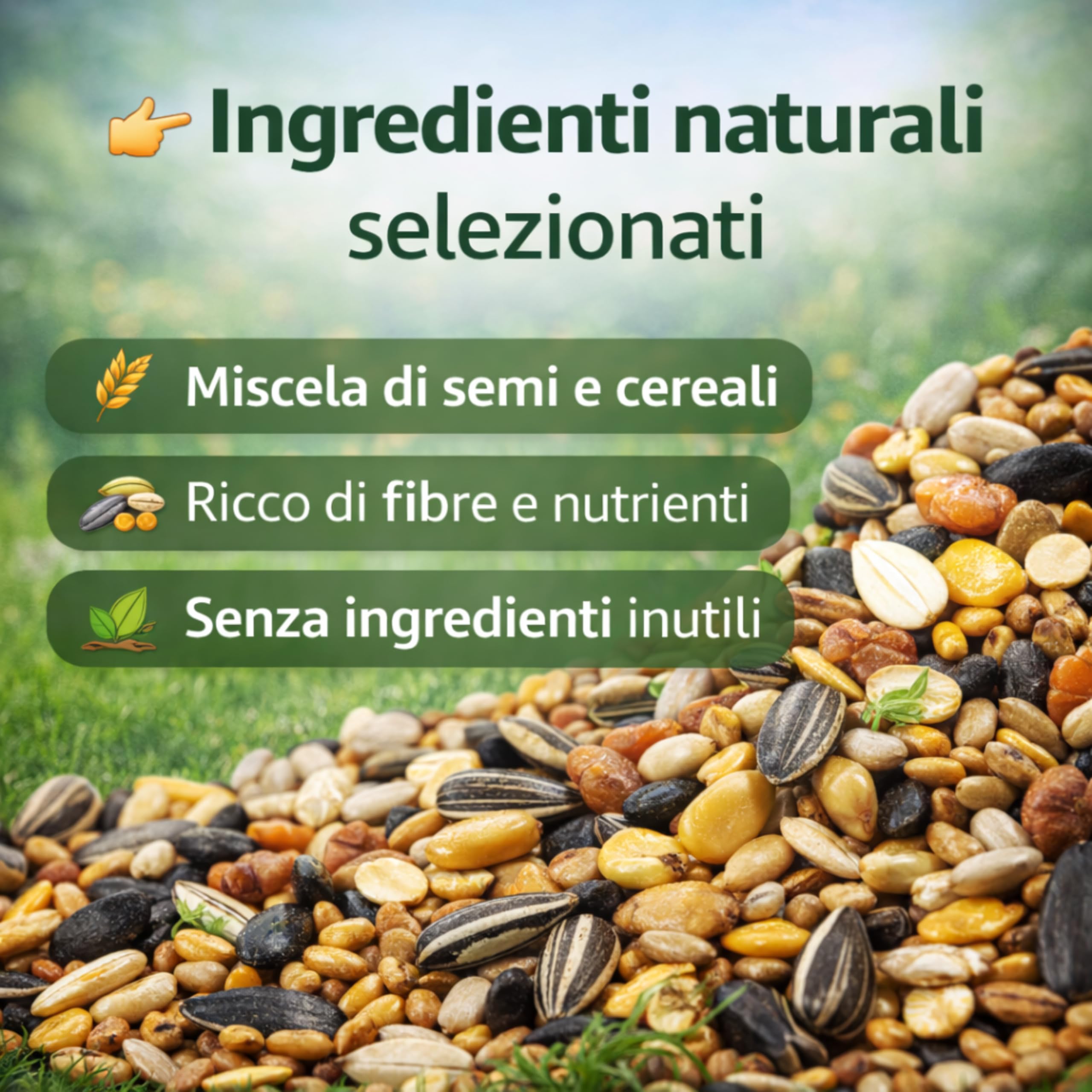 AGRI-CULTURA® | Mangime Completo Criceti, Porcellini d’India e Gerbilli 【700g】| Miscela di Semi Naturali Selezionati | Alimentazione Bilanciata Ricca di Fibre e Nutrienti | Made in Italy.