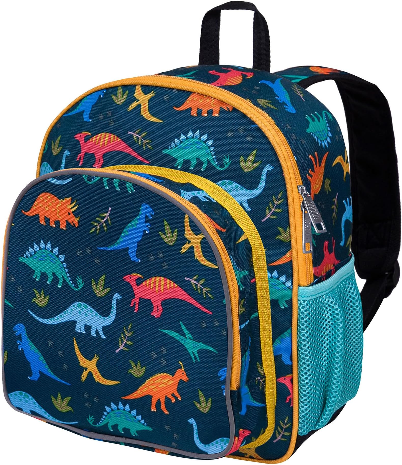 Wildkin Kids 12 Inches Backpack for Toddlers, Boys and Girls, Ideal for Daycare, Preschool & Kindergarten, Perfect Size for School and Travel, Mom's Choice Award Winner, Olive Kids(Jurassic Dinosaurs)