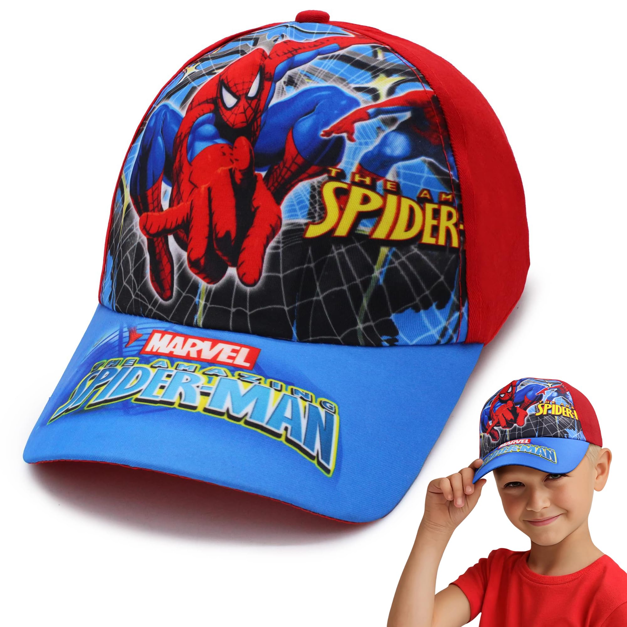 Printed Kids Baseball Cap for Boys & Girls | Multiple Design Patterns | Casual Cap (4–10 Years)
