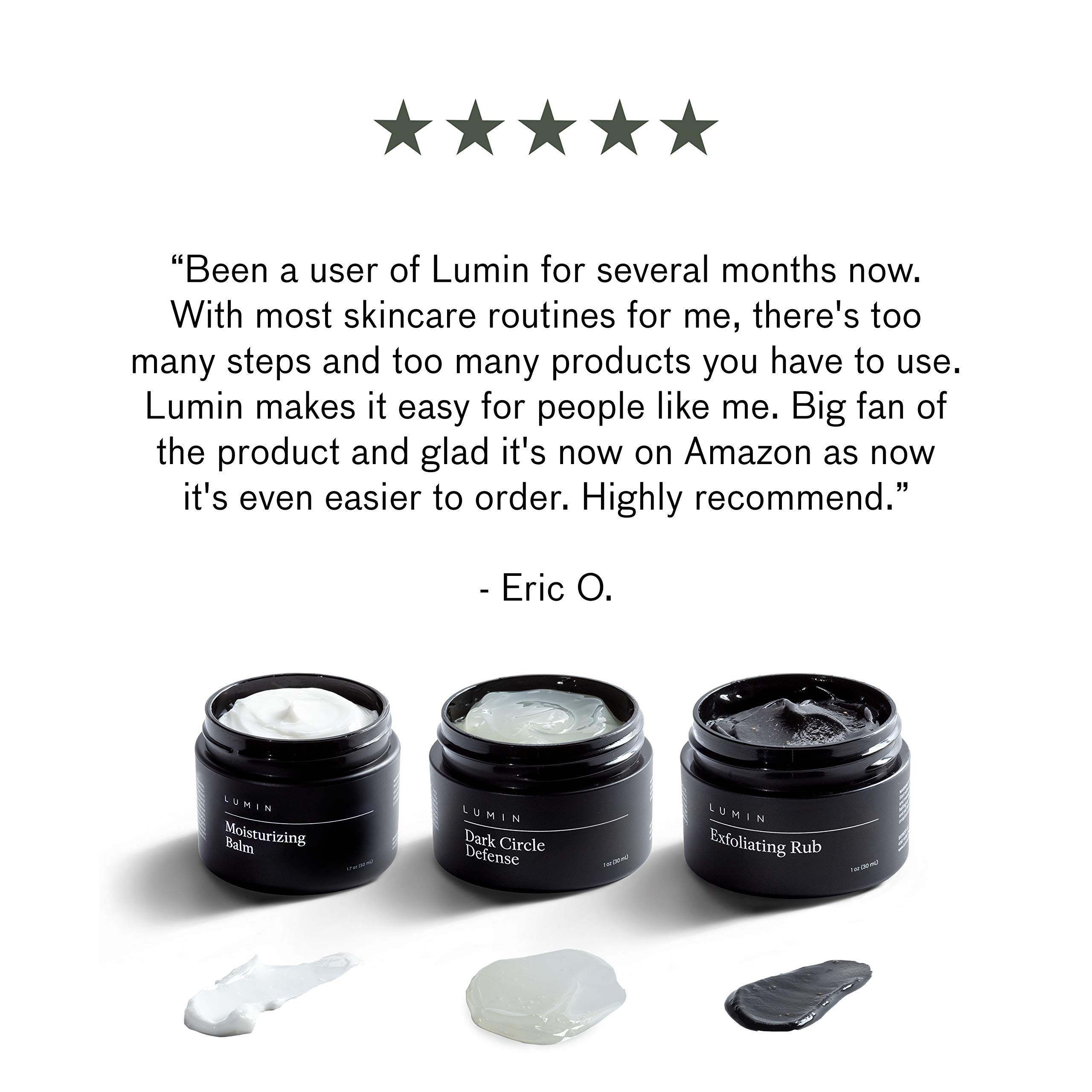 Buy Lumin Correction Trio Collection for Men 3 Piece Kit to Help with Tired Eyes, Dark Spots
