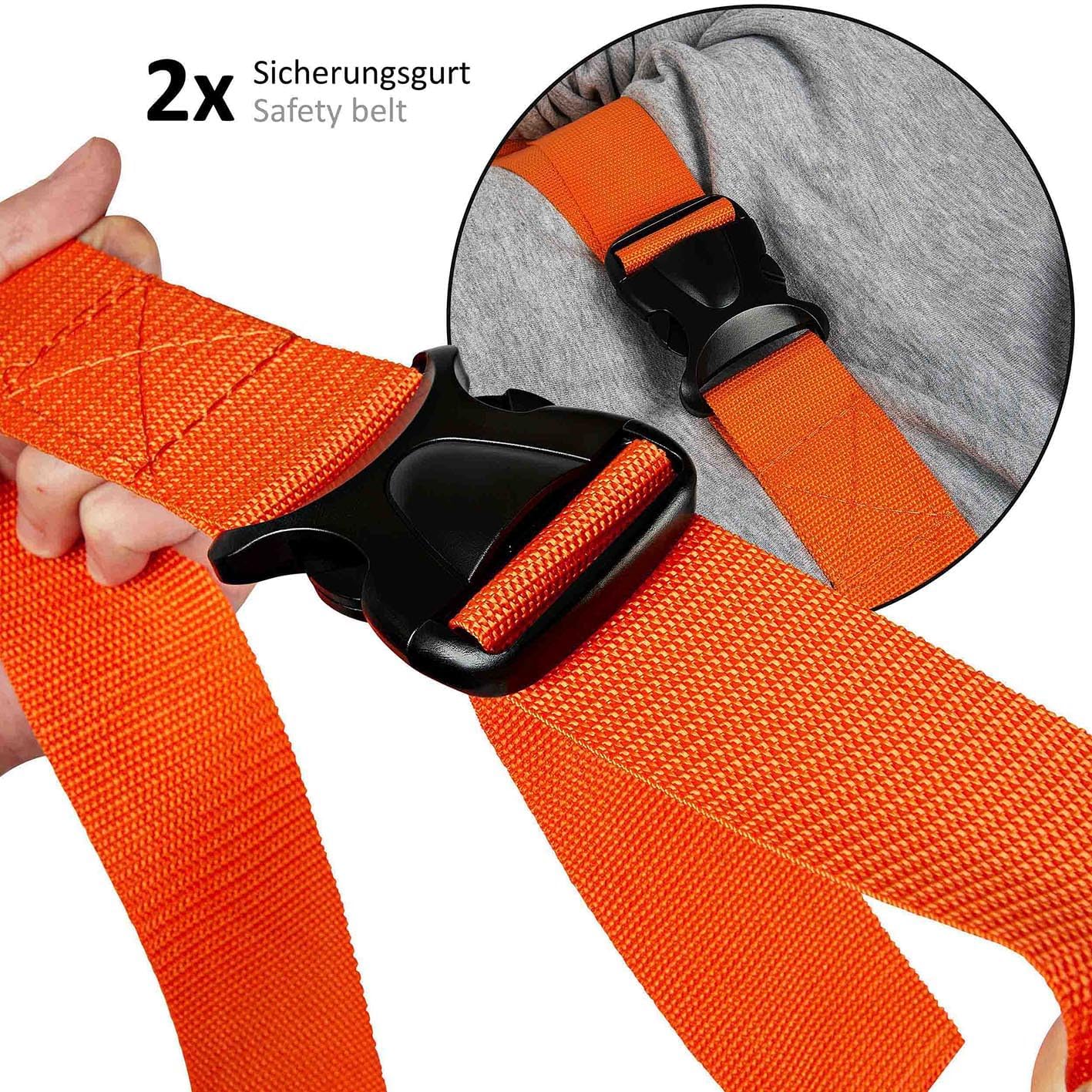 Pulox KTG-100 Krankentrage klappbar aus Aluminium für Notfälle | Professionelle Erste-Hilfe-Trage für Patiententransport, stabil, mobil und platzsparend zusammenklappbar