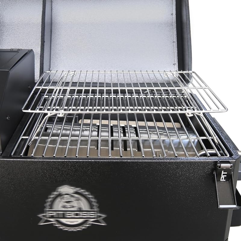 Estante para fumadores para Pit Boss 150 Grill Beef Jerky Segundo estante Rejillas portátiles para fumadores de pellets para piezas de repuesto de mesa portátiles Traeger Ranger Scout Pitboss PB150PPG PB150PPS Accesorios