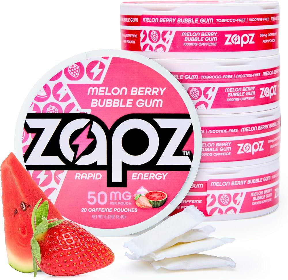 Amazon.com: ZAPZ Caffeine Pouches – Energy Pouches with 50mg