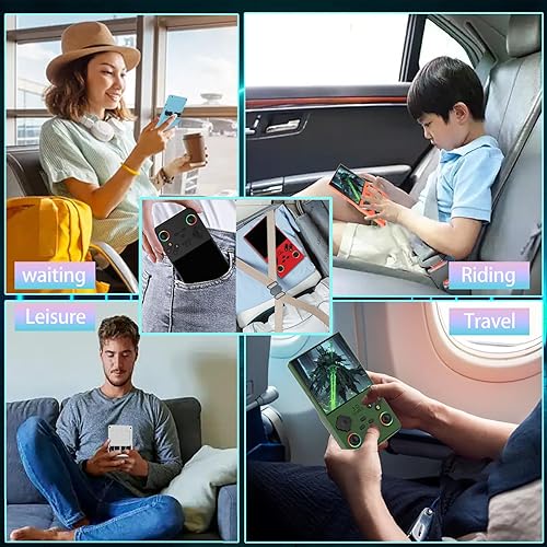 Miniatura 6 de RegiisJoy Nueva consola de juegos portátil V40 Max 2025, 40000 juegos, pantalla IPS de 4 pulgadas, consola de juegos retro, 256G 4000 mAh, mini