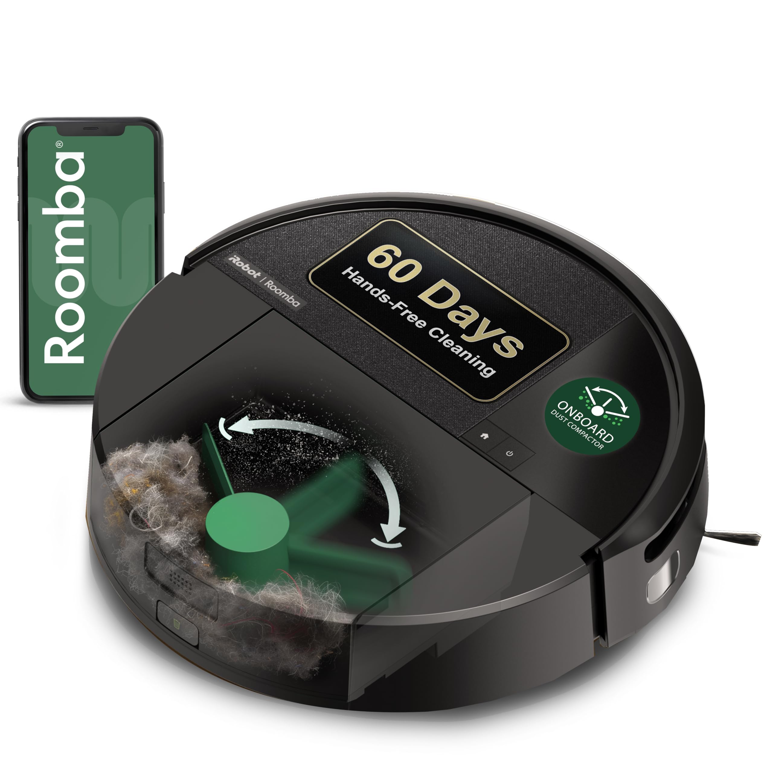 Roomba 205 DustCompactor Vac Robot Vacuum - Auto-Compacts Debris