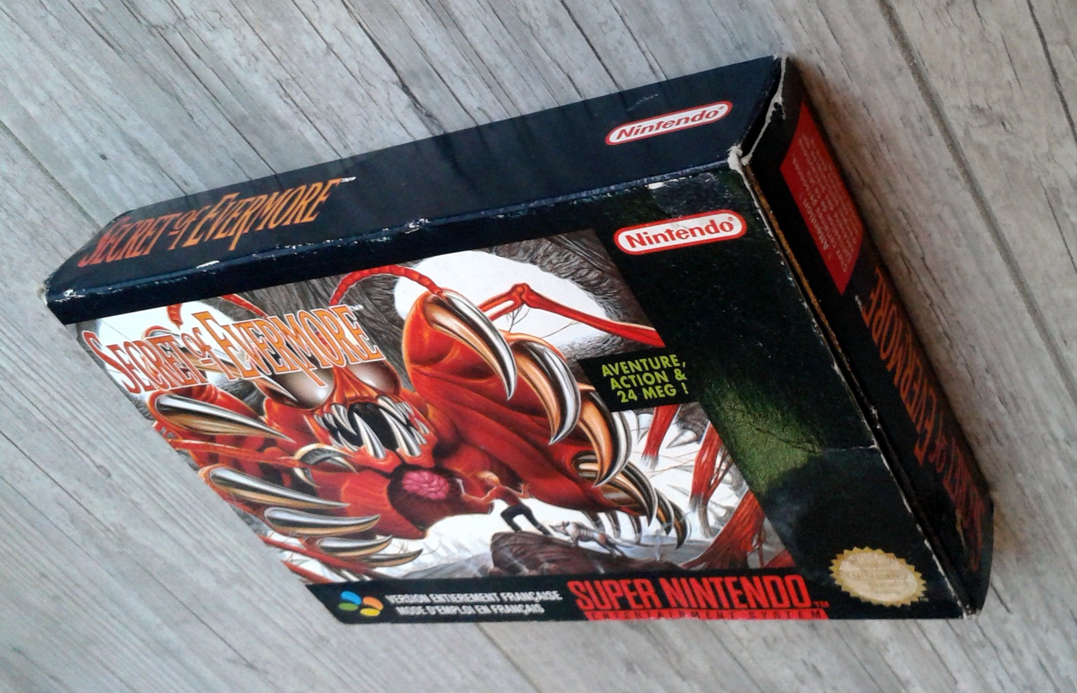 SNES Secret Of Evermore - Version Française Sous Blister - Très Bon état