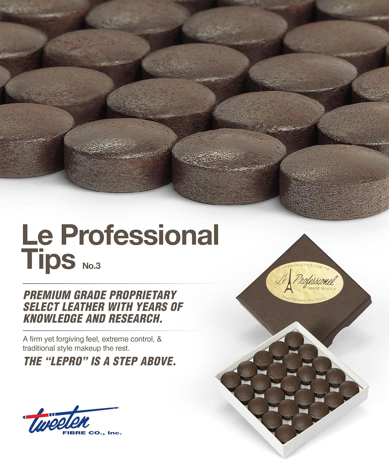 Tweeten Le Pro Billiard Pool Cue Tips