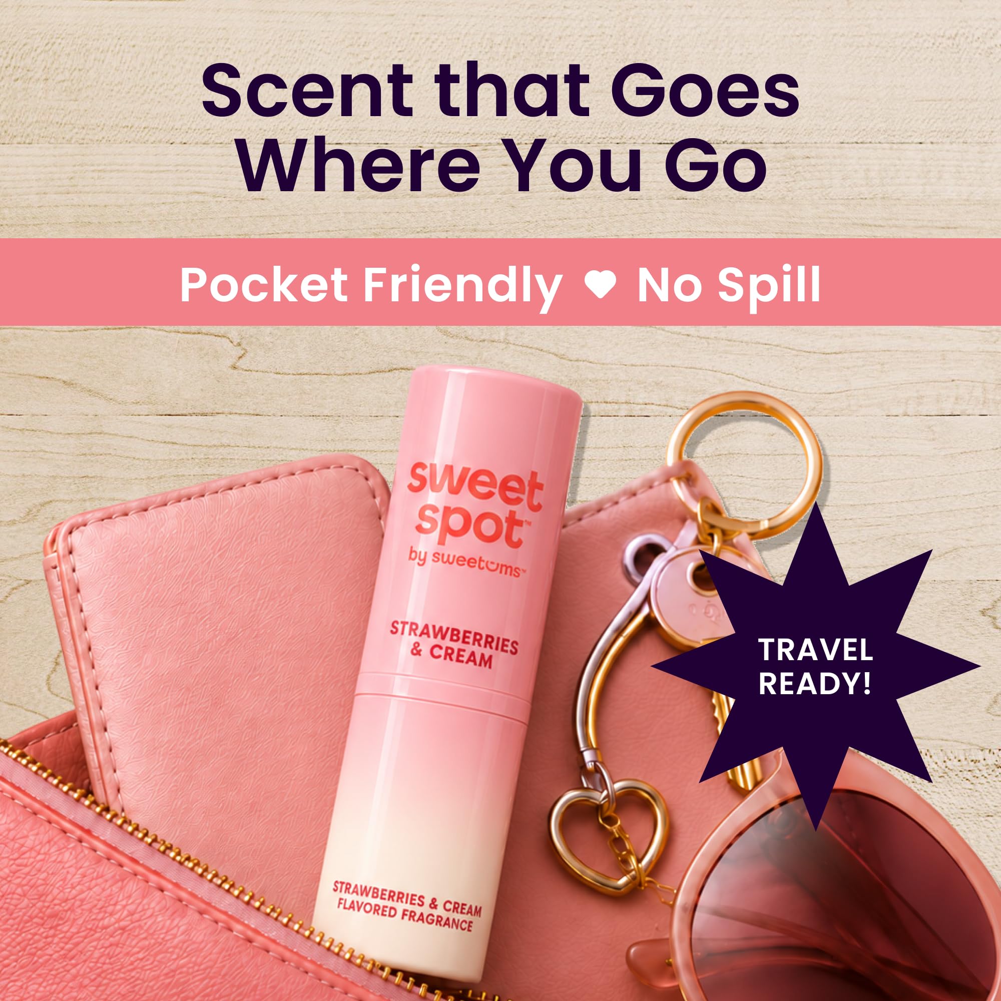 SweetSpot Perfume Stick - Strawberries & Cream -5
