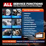 LAUNCH Creader Elite V3.0 for Land Rover Jaguar OBD2 Scanner, 2026 Bi-Directional Full Systems Diagnostic Scan Tool, CAN-FD & DOIP, All Services, Active Test, Height Calibration, Lifetime Free Update