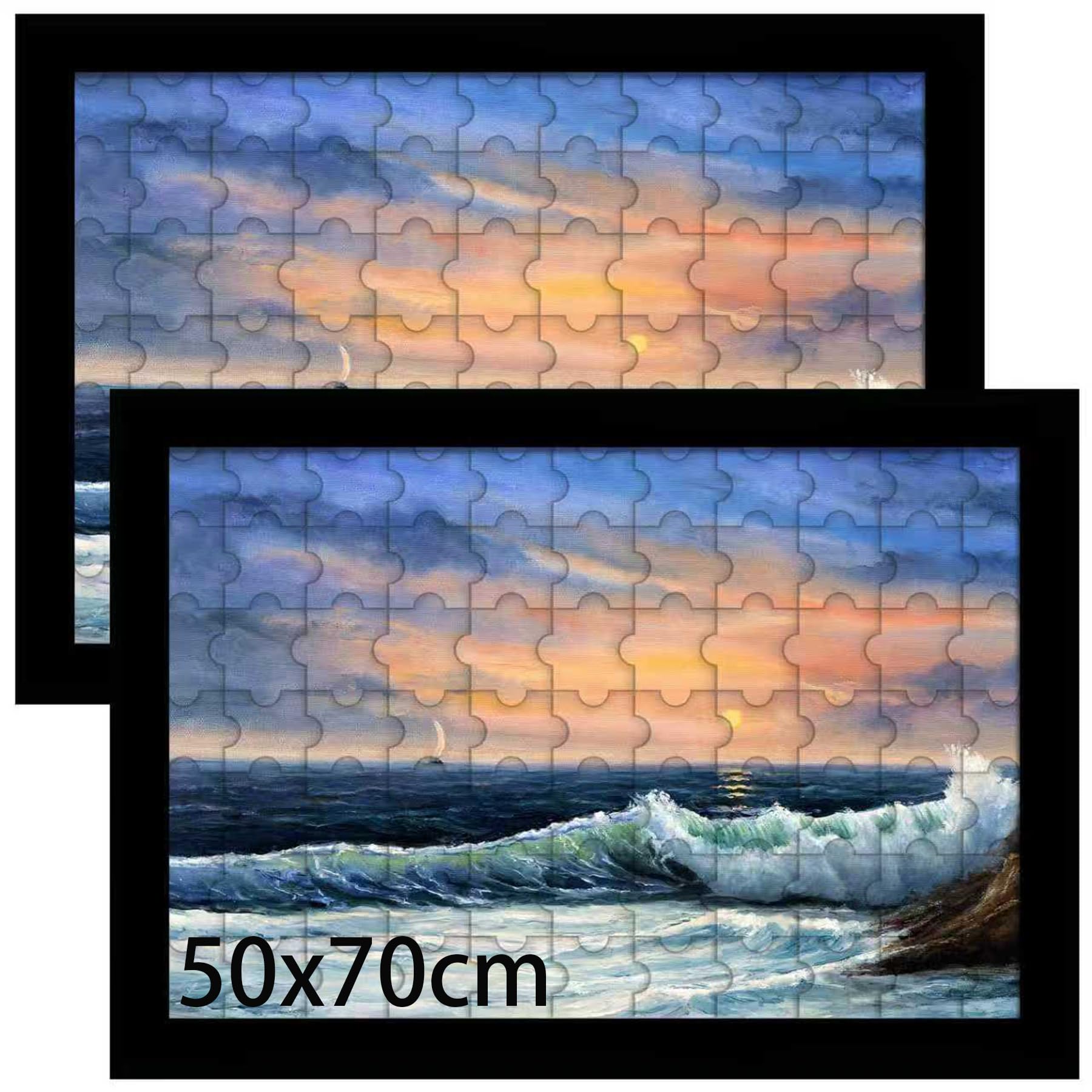 Amazon.com - LUCKYLIFE 19.7x27.6 Puzzle Picture Frame, Wall